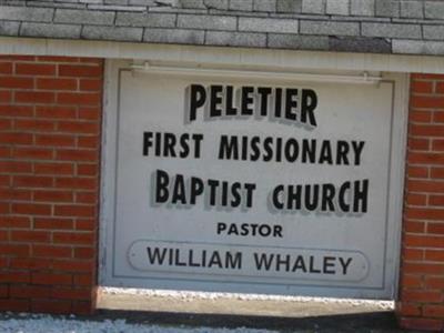 First Missionary Baptist Church (Peletier) on Sysoon
