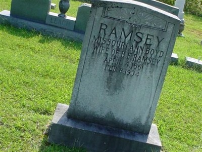 Missouri Ann Boyd Ramsey on Sysoon