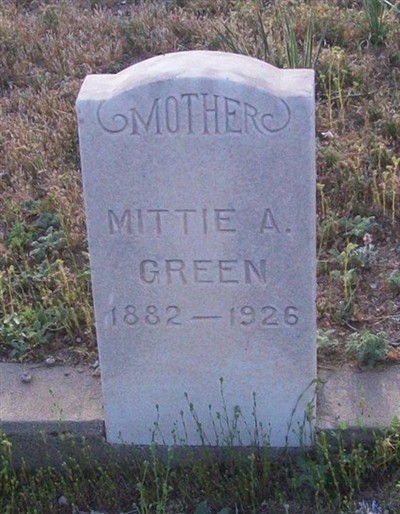 Mittie A Green on Sysoon
