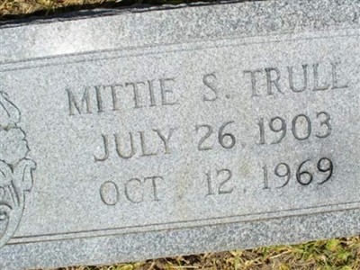 Mittie S Trull on Sysoon