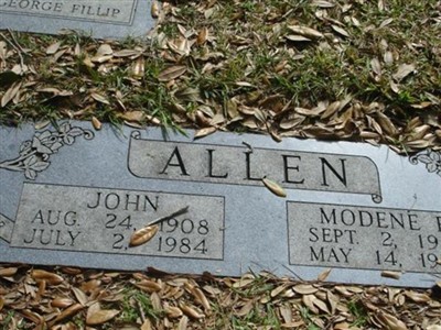 Modene P. Allen on Sysoon