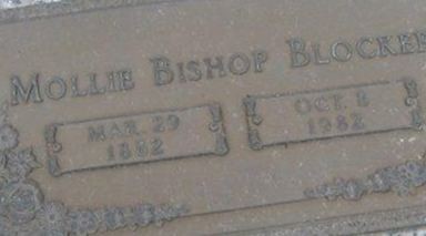Mollie Bishop Blocker on Sysoon
