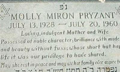 Mollie Miron Pryzant on Sysoon