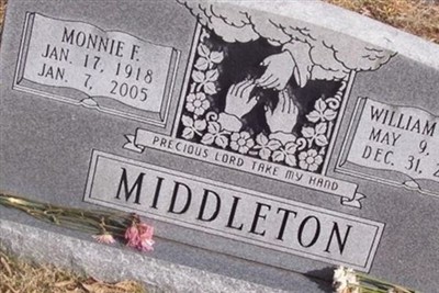 Monnie F Middleton on Sysoon