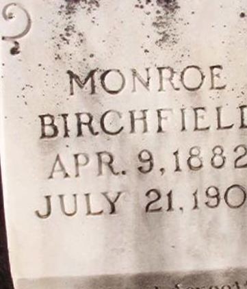 Monroe Birchfield on Sysoon
