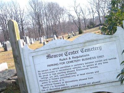 Monroe Center Cemetery on Sysoon
