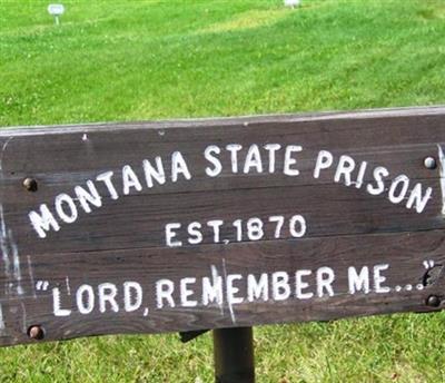 Montana State Prison Cemetery on Sysoon