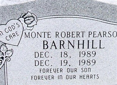 Monte Robert Pearson Barnhill on Sysoon