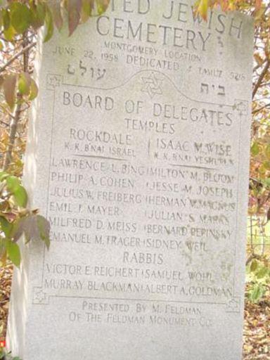 Montgomery United Jewish Cemetery on Sysoon