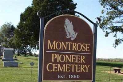 Montrose Pioneer Cemetery on Sysoon