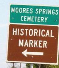 Moore Springs Cemetery on Sysoon