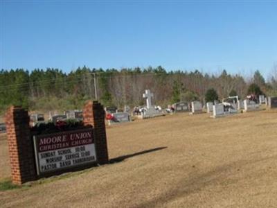Moore Union Cemetery on Sysoon
