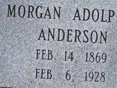 Morgan Adolphus Anderson on Sysoon