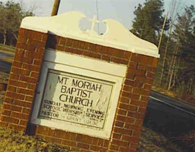 Mount Moriah Baptist Church Cemetery on Sysoon