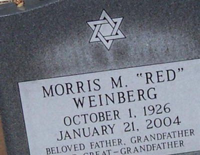Morris Marvin 'Red' Weinberg on Sysoon