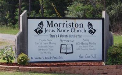 Morriston Jesus Name Church Cemetery on Sysoon