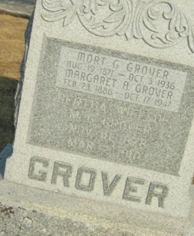 Mortimer George "Mort" Grover on Sysoon