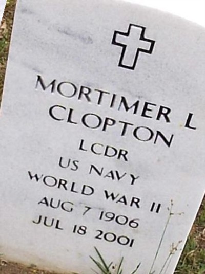 Mortimer L Clopton on Sysoon