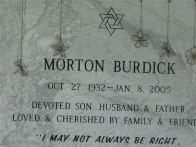 Morton Burdick on Sysoon