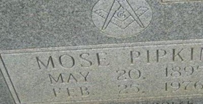 Mose Pipkin Taylor on Sysoon