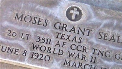 Moses Grant Seals on Sysoon