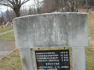 Mount Olive Baptist Church Cemetery on Sysoon