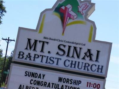 Mount Sinai Baptist Church Cemetery on Sysoon