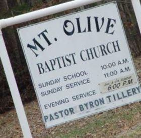 Mount Olive Baptist Church Cemetery on Sysoon