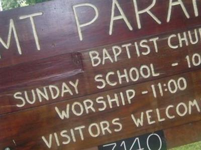 Mount Paran Baptist Church Cemetery on Sysoon