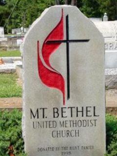 Mount Bethel Methodist Cemetery on Sysoon