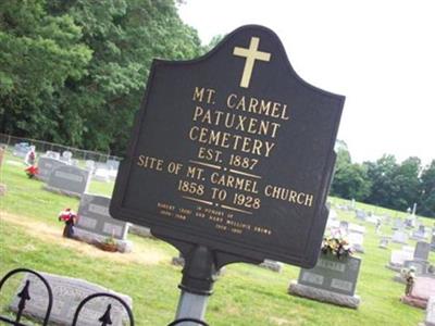 Mount Carmel Patuxent Cemetery on Sysoon