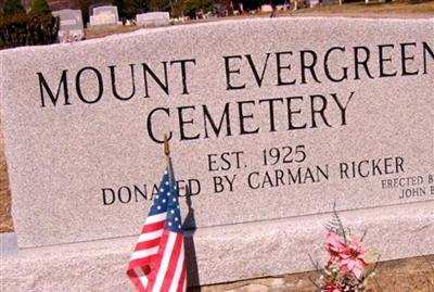 Mount Evergreen Cemetery on Sysoon