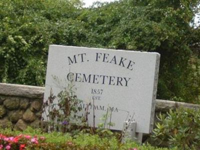Mount Feake Cemetery on Sysoon