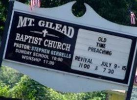 Mount Gilead Baptist Cemetery - New on Sysoon
