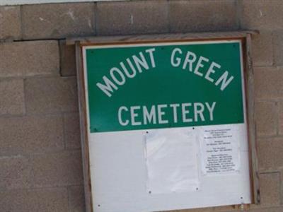 Mount Green Cemetery on Sysoon