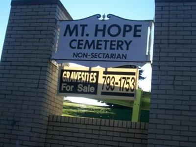 Mount Hope Cemetery on Sysoon