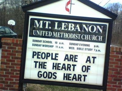 Mount Lebanon Cemetery on Sysoon