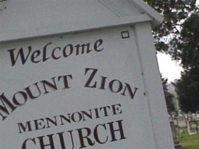 Mount Zion Mennonite Church Cemetery on Sysoon