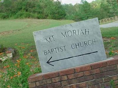 Mount Moriah Baptist Cemetery on Sysoon