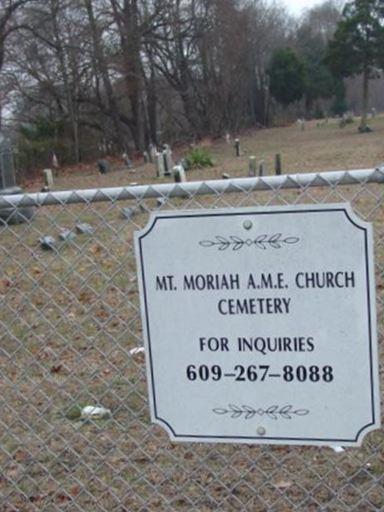 Mount Moriah AME Church Cemetery on Sysoon