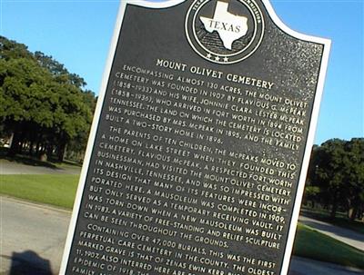 Mount Olivet Cemetery on Sysoon