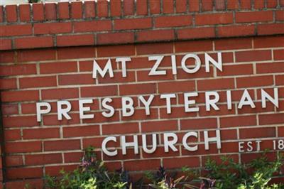 Mount Zion Presbyterian Church Cemetery on Sysoon