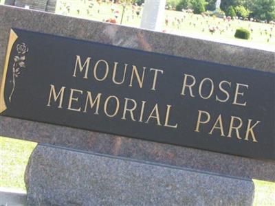 Mount Rose Memorial Park on Sysoon