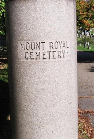 Mount Royal Cemetery on Sysoon
