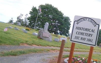 Mount Union Cemetery on Sysoon