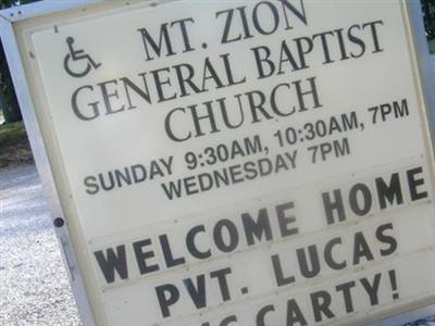 Mount Zion Cemetery on Sysoon