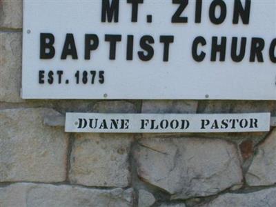 Mount Zion Cemetery on Sysoon