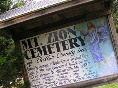 Mount Zion Cemetery on Sysoon