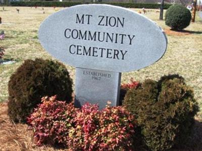 Mount Zion Community Cemetery on Sysoon