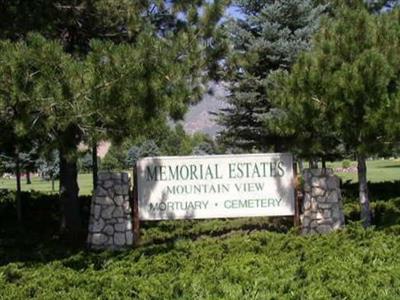 Mountain View Memorial Estates Cemetery on Sysoon